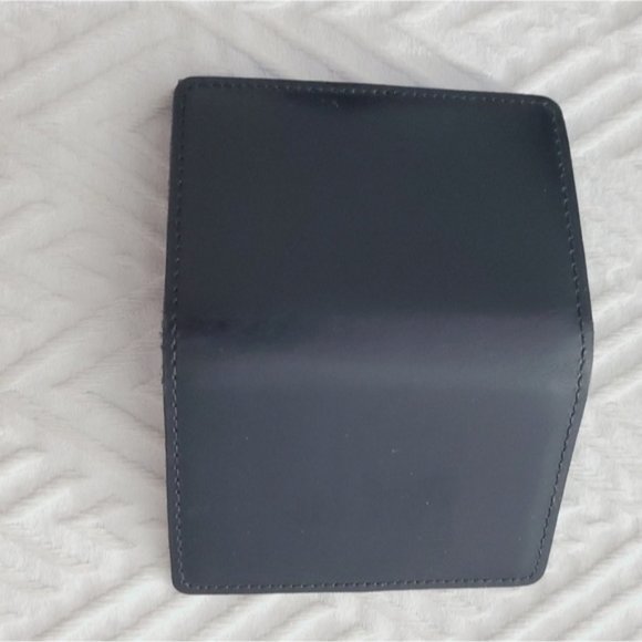 NEW Genuine Leather RFID Card Box Slim Wallet - Picture 8 of 12